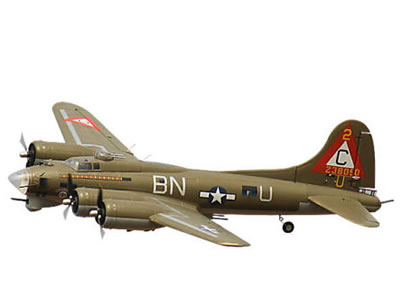 Freewing B17 Green 1600MM PNP RC Airplane